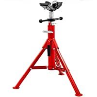 Mophorn Soporte para Tubería Plegable con Cabeza en V de Transferencia de 2 Bolas y Patas Plegables 4500LB Altura…